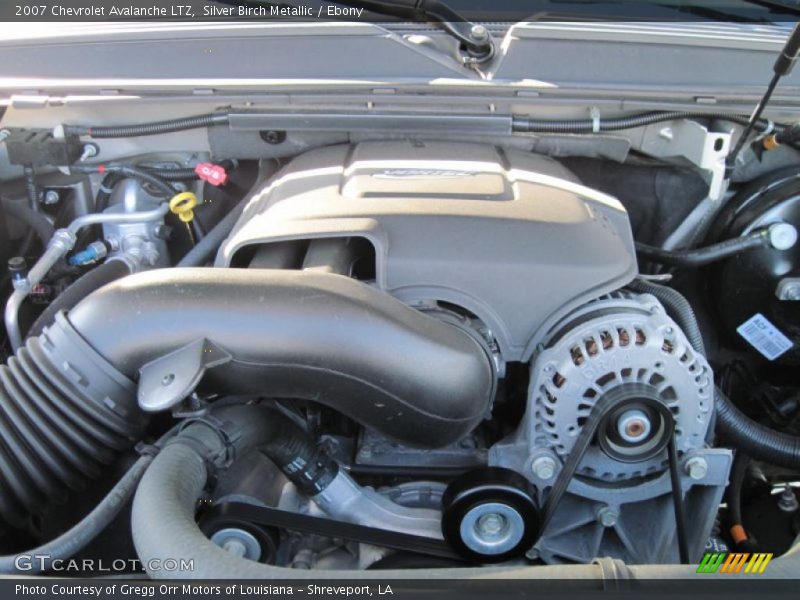 Silver Birch Metallic / Ebony 2007 Chevrolet Avalanche LTZ
