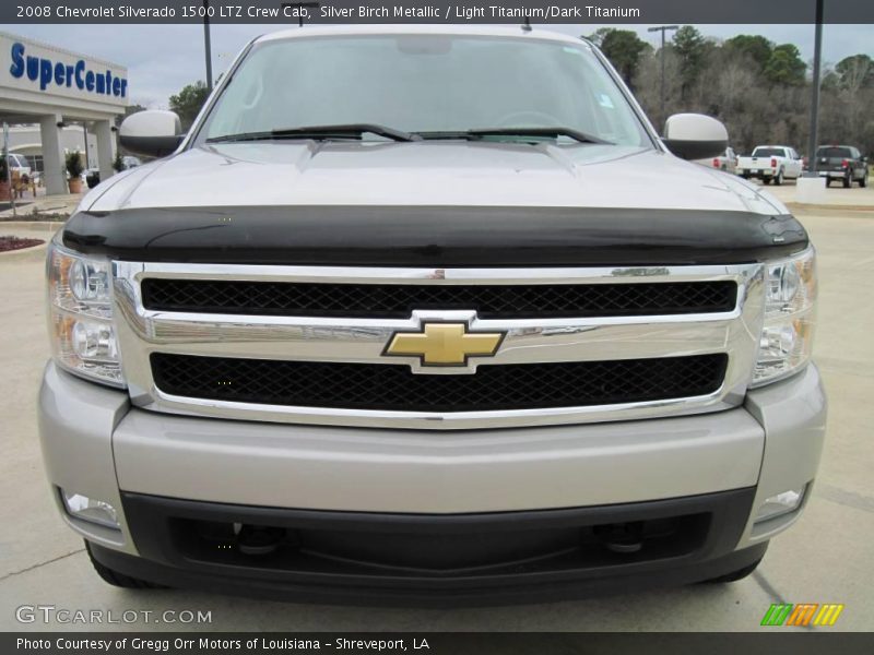 Silver Birch Metallic / Light Titanium/Dark Titanium 2008 Chevrolet Silverado 1500 LTZ Crew Cab