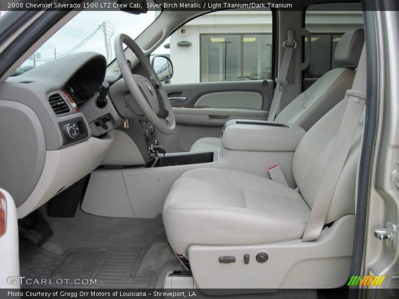 Silver Birch Metallic / Light Titanium/Dark Titanium 2008 Chevrolet Silverado 1500 LTZ Crew Cab
