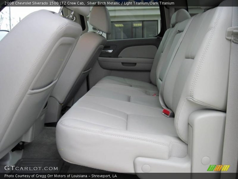 Silver Birch Metallic / Light Titanium/Dark Titanium 2008 Chevrolet Silverado 1500 LTZ Crew Cab