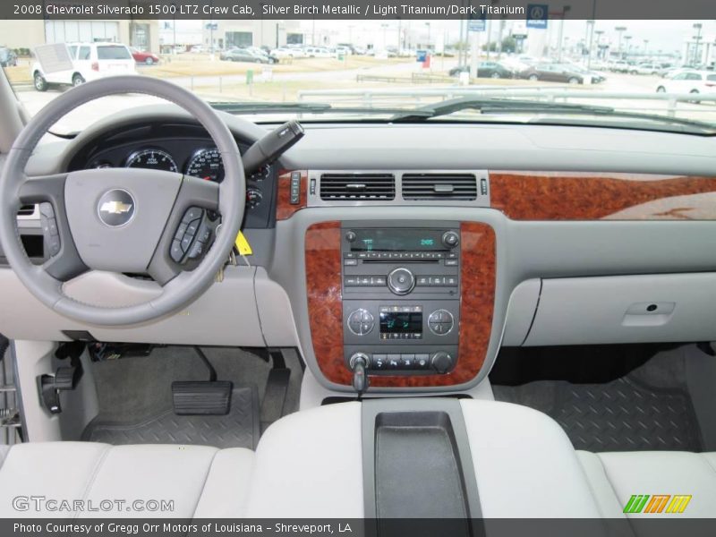 Silver Birch Metallic / Light Titanium/Dark Titanium 2008 Chevrolet Silverado 1500 LTZ Crew Cab