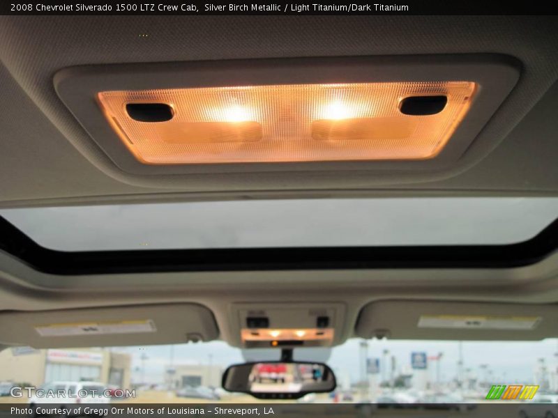 Silver Birch Metallic / Light Titanium/Dark Titanium 2008 Chevrolet Silverado 1500 LTZ Crew Cab