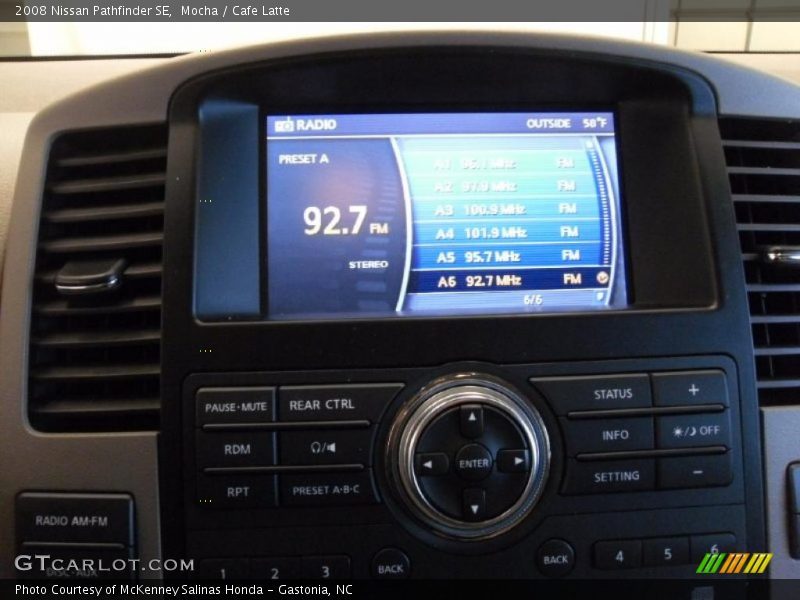 Mocha / Cafe Latte 2008 Nissan Pathfinder SE