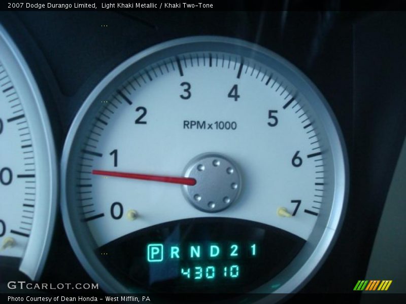 Light Khaki Metallic / Khaki Two-Tone 2007 Dodge Durango Limited