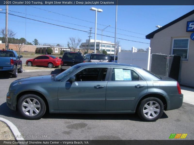 Bright Silver Metallic / Deep Jade/Light Graystone 2005 Chrysler 300 Touring