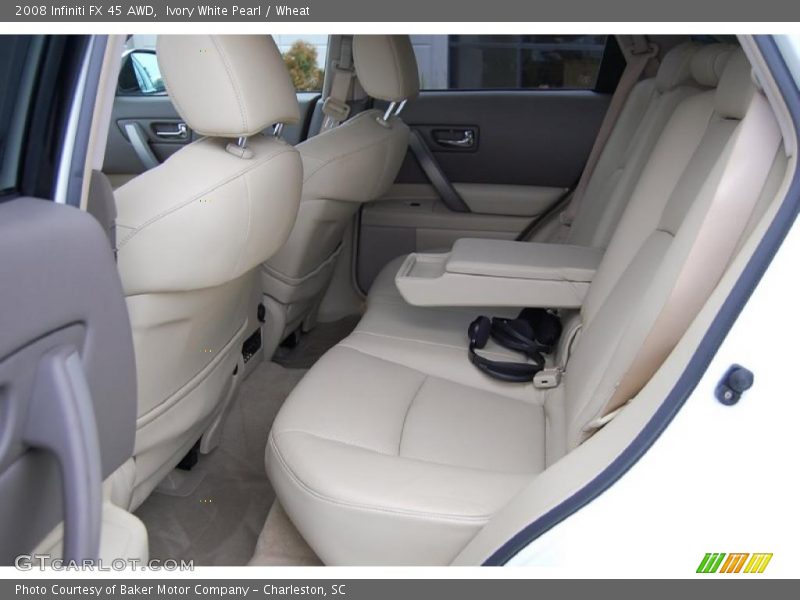 Ivory White Pearl / Wheat 2008 Infiniti FX 45 AWD