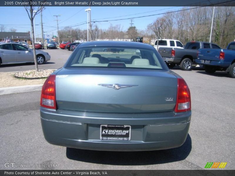 Bright Silver Metallic / Deep Jade/Light Graystone 2005 Chrysler 300 Touring