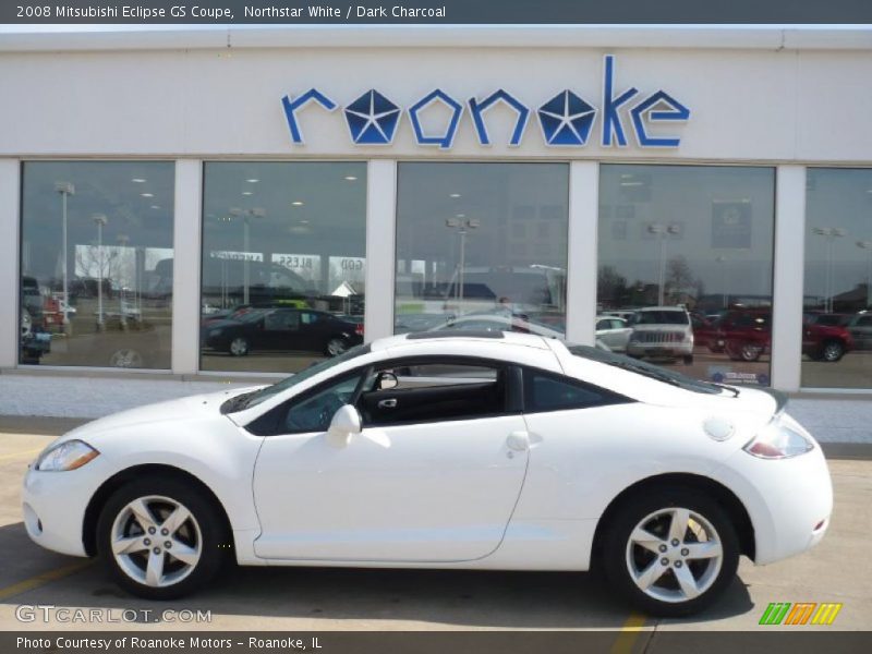 Northstar White / Dark Charcoal 2008 Mitsubishi Eclipse GS Coupe