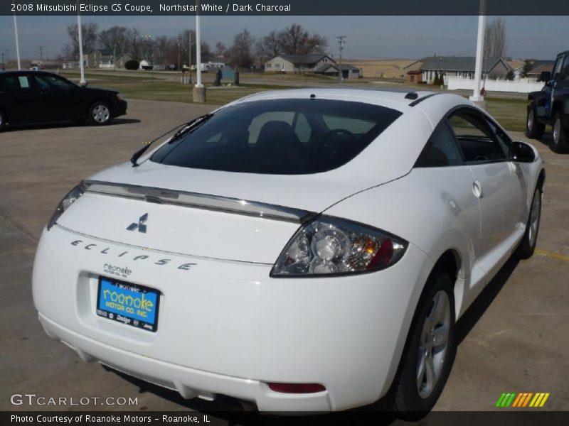 Northstar White / Dark Charcoal 2008 Mitsubishi Eclipse GS Coupe