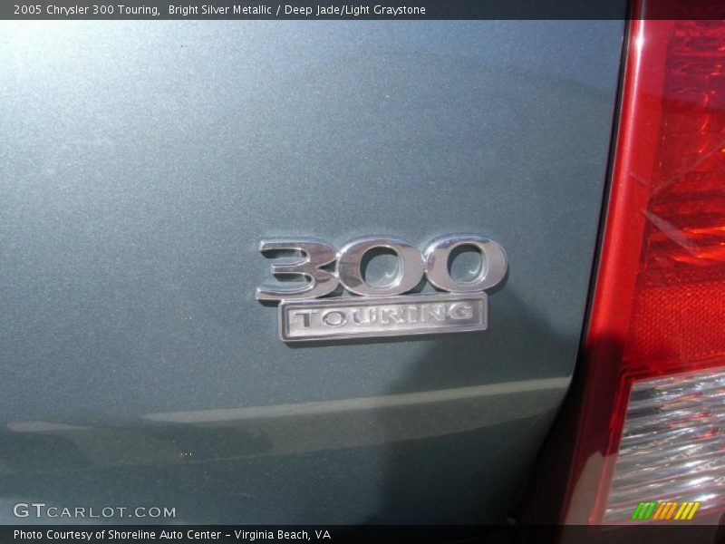 Bright Silver Metallic / Deep Jade/Light Graystone 2005 Chrysler 300 Touring