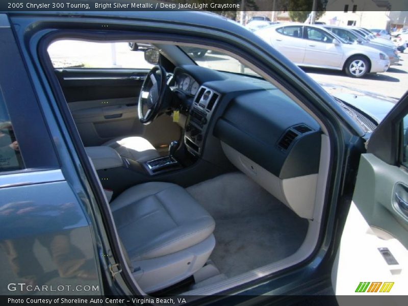 Bright Silver Metallic / Deep Jade/Light Graystone 2005 Chrysler 300 Touring
