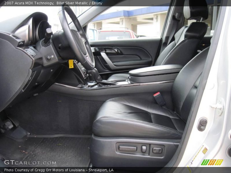 Billet Silver Metallic / Ebony 2007 Acura MDX Technology