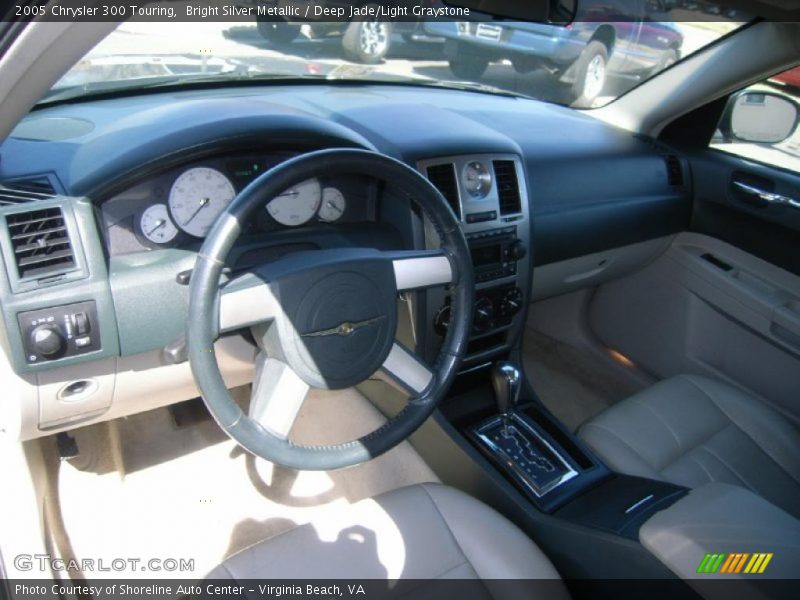 Bright Silver Metallic / Deep Jade/Light Graystone 2005 Chrysler 300 Touring