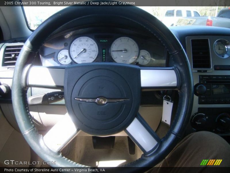 Bright Silver Metallic / Deep Jade/Light Graystone 2005 Chrysler 300 Touring