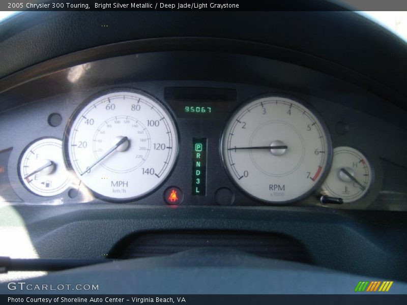 Bright Silver Metallic / Deep Jade/Light Graystone 2005 Chrysler 300 Touring