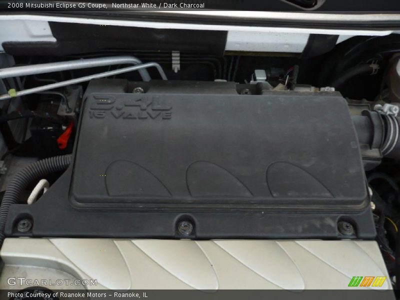 Northstar White / Dark Charcoal 2008 Mitsubishi Eclipse GS Coupe