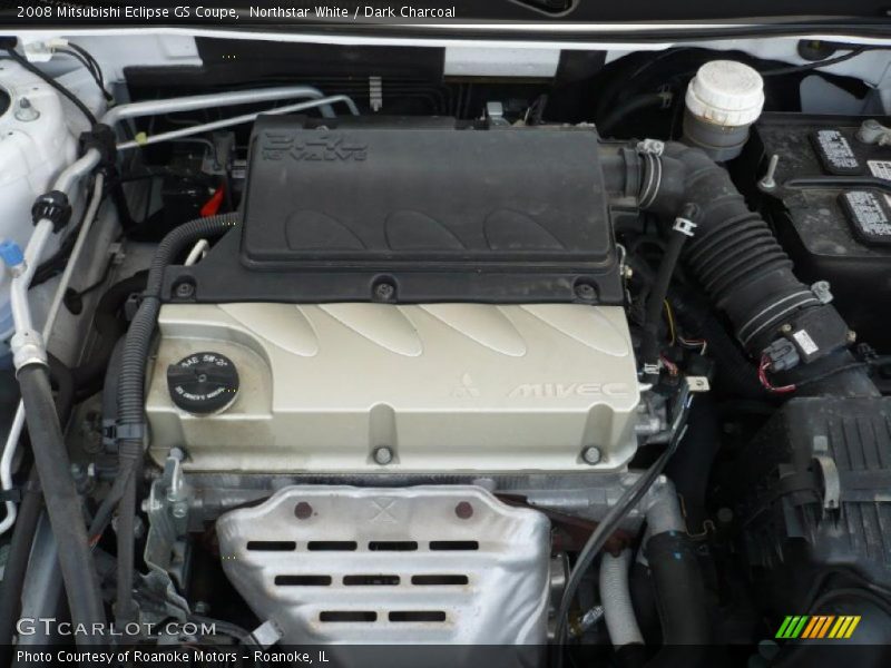 Northstar White / Dark Charcoal 2008 Mitsubishi Eclipse GS Coupe