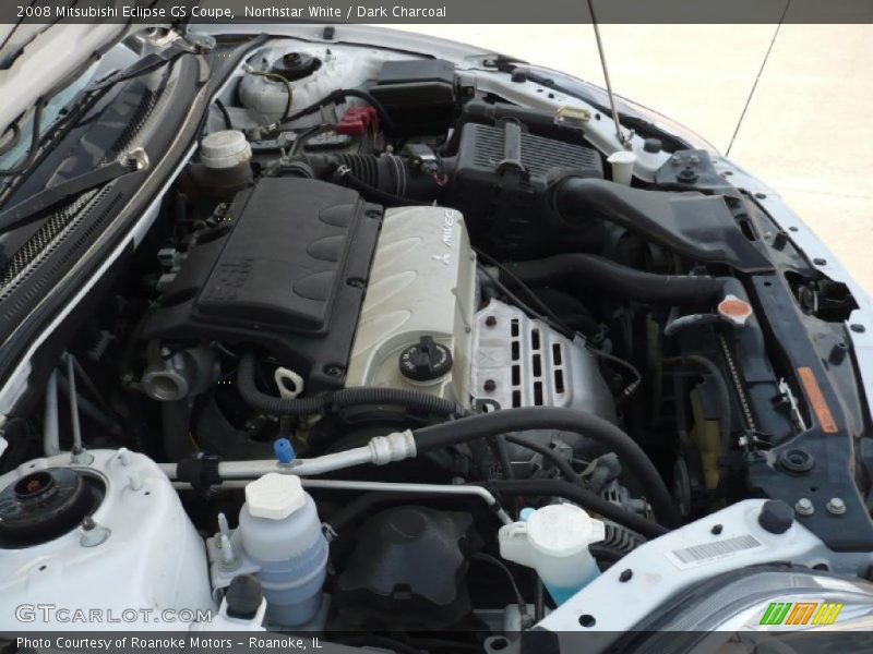 Northstar White / Dark Charcoal 2008 Mitsubishi Eclipse GS Coupe