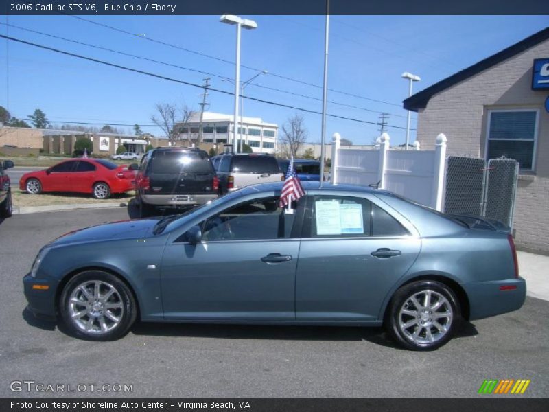 Blue Chip / Ebony 2006 Cadillac STS V6