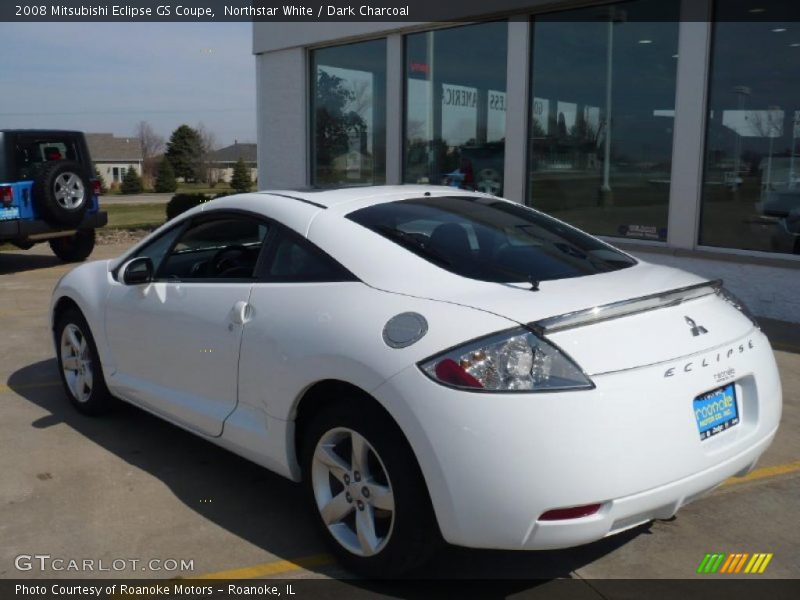 Northstar White / Dark Charcoal 2008 Mitsubishi Eclipse GS Coupe