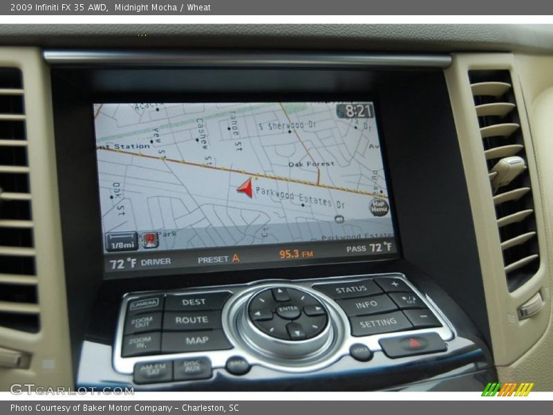 Midnight Mocha / Wheat 2009 Infiniti FX 35 AWD