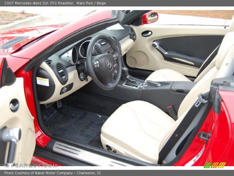 Mars Red / Beige 2007 Mercedes-Benz SLK 350 Roadster