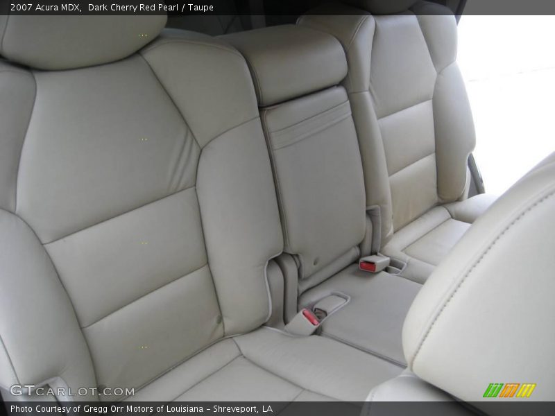 Dark Cherry Red Pearl / Taupe 2007 Acura MDX