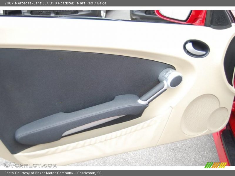 Mars Red / Beige 2007 Mercedes-Benz SLK 350 Roadster
