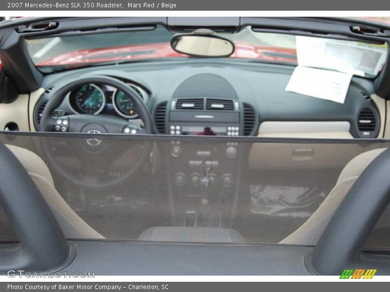 Mars Red / Beige 2007 Mercedes-Benz SLK 350 Roadster