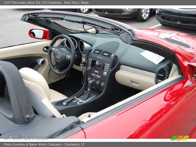 Mars Red / Beige 2007 Mercedes-Benz SLK 350 Roadster