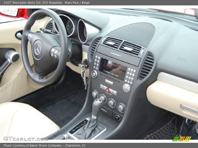 Mars Red / Beige 2007 Mercedes-Benz SLK 350 Roadster