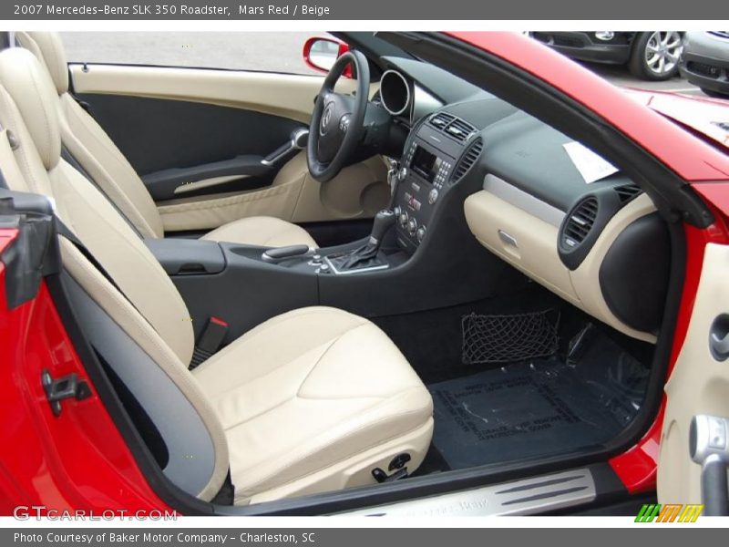 Mars Red / Beige 2007 Mercedes-Benz SLK 350 Roadster