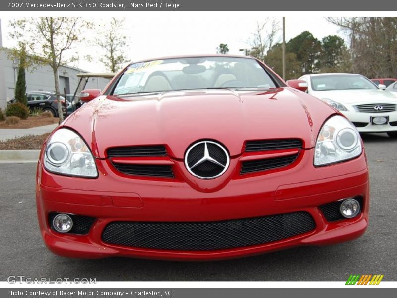 Mars Red / Beige 2007 Mercedes-Benz SLK 350 Roadster