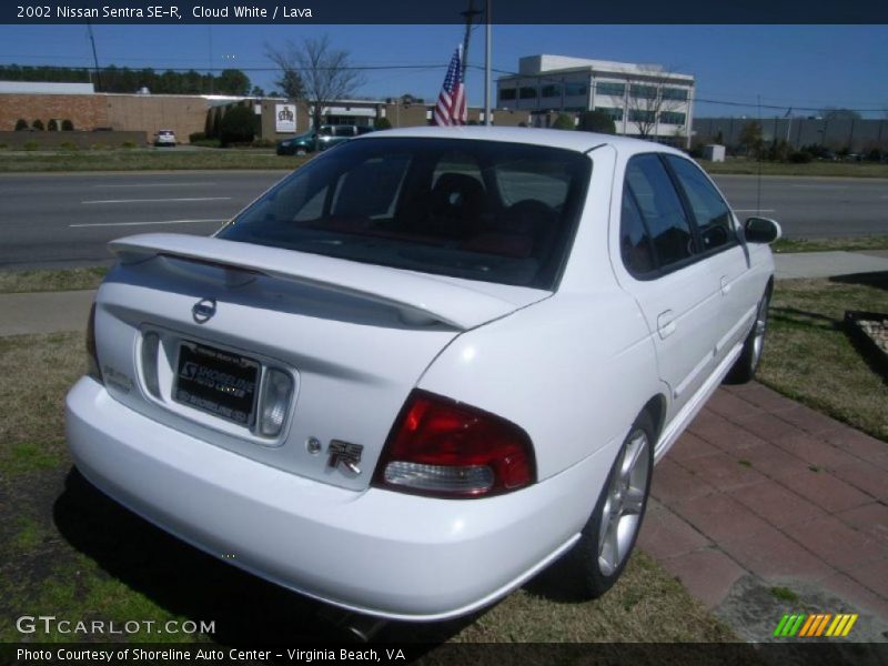 Cloud White / Lava 2002 Nissan Sentra SE-R