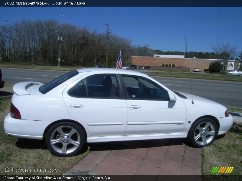 Cloud White / Lava 2002 Nissan Sentra SE-R
