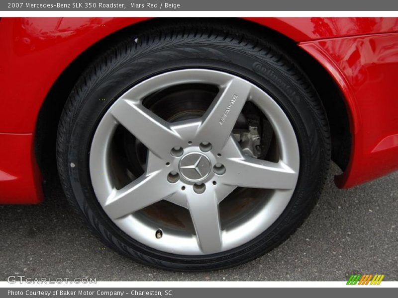 Mars Red / Beige 2007 Mercedes-Benz SLK 350 Roadster