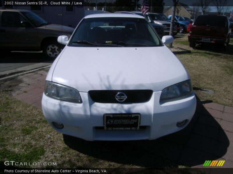 Cloud White / Lava 2002 Nissan Sentra SE-R