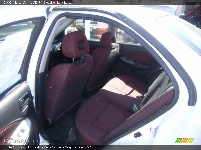 Cloud White / Lava 2002 Nissan Sentra SE-R