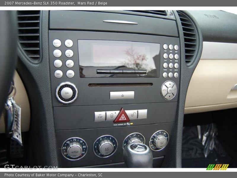 Mars Red / Beige 2007 Mercedes-Benz SLK 350 Roadster