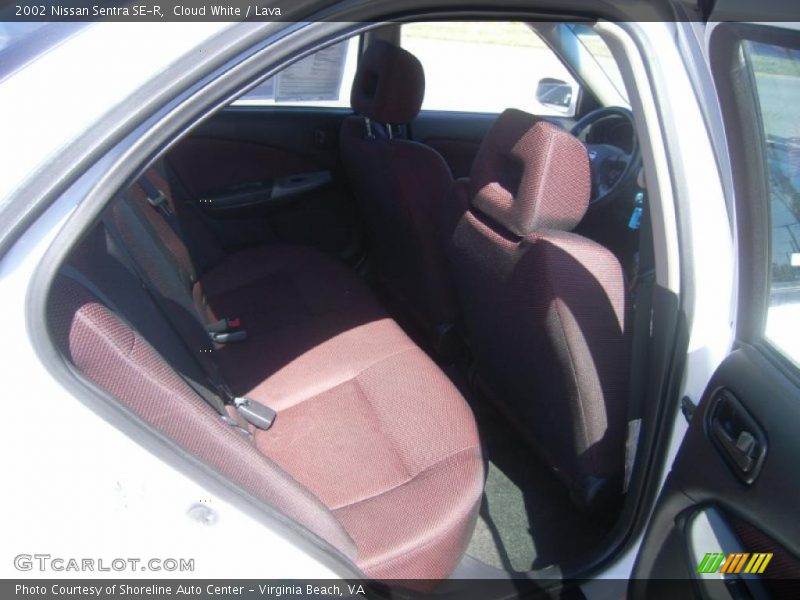 Cloud White / Lava 2002 Nissan Sentra SE-R