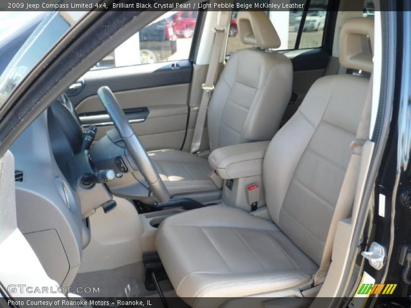  2009 Compass Limited 4x4 Light Pebble Beige McKinley Leather Interior
