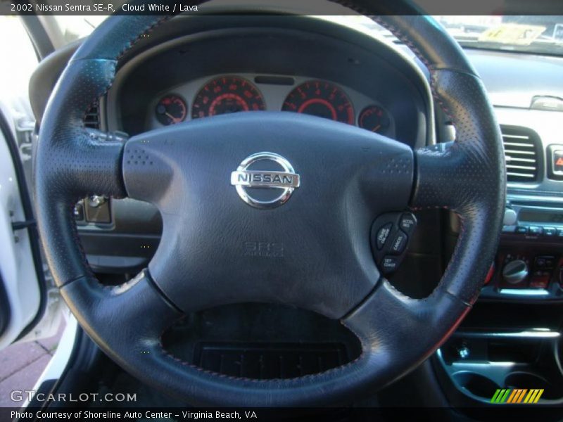 Cloud White / Lava 2002 Nissan Sentra SE-R