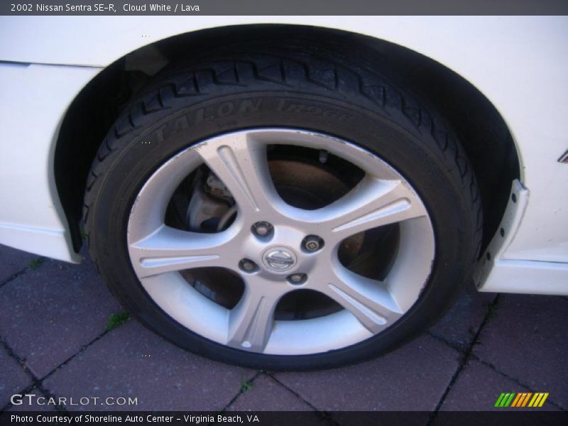 Cloud White / Lava 2002 Nissan Sentra SE-R