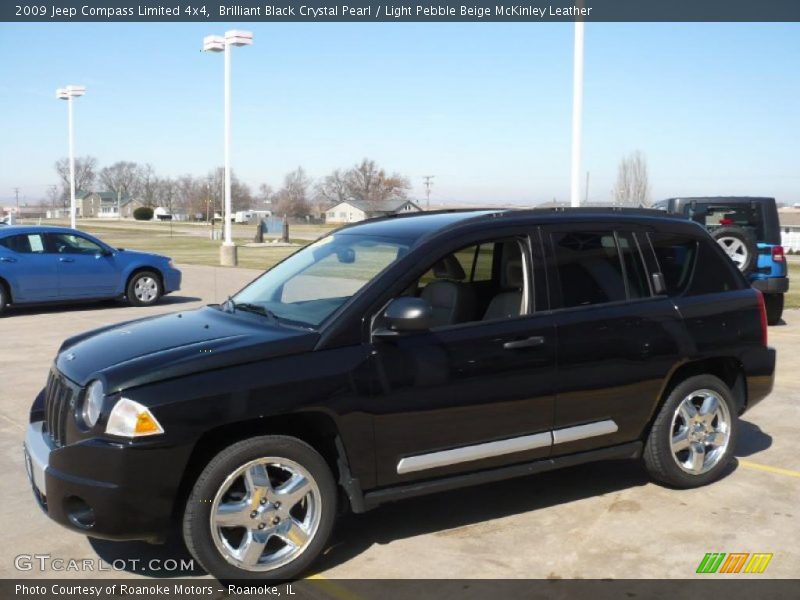  2009 Compass Limited 4x4 Brilliant Black Crystal Pearl