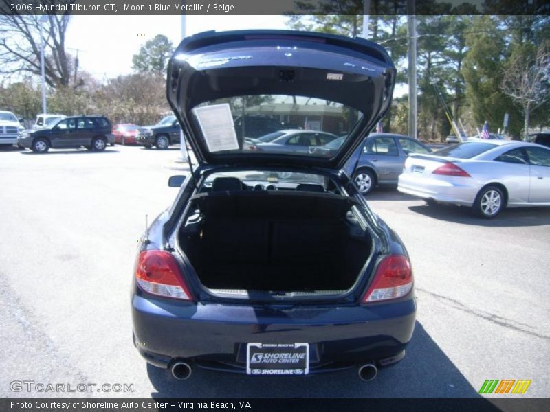 Moonlit Blue Metallic / Beige 2006 Hyundai Tiburon GT