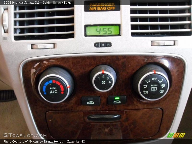 Golden Beige / Beige 2008 Hyundai Sonata GLS