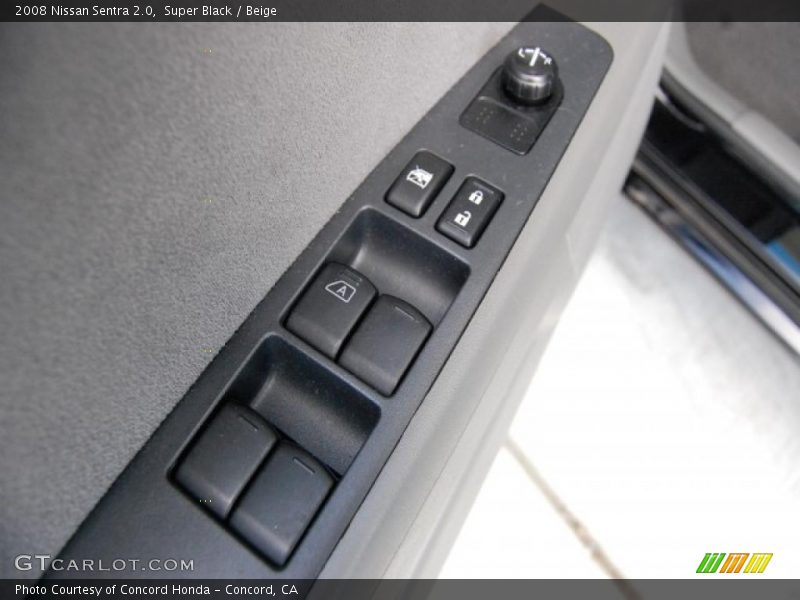 Super Black / Beige 2008 Nissan Sentra 2.0