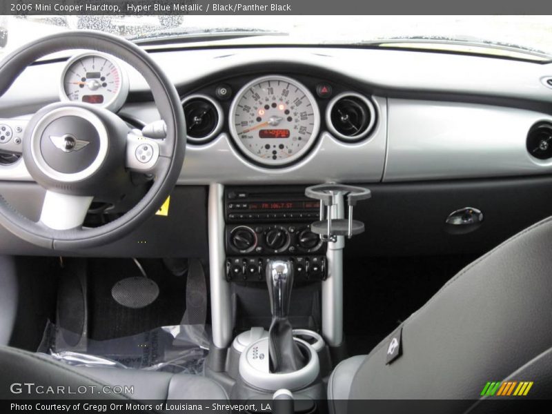 Hyper Blue Metallic / Black/Panther Black 2006 Mini Cooper Hardtop