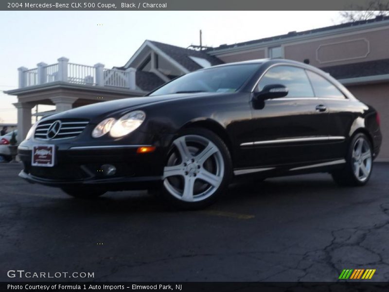 Black / Charcoal 2004 Mercedes-Benz CLK 500 Coupe