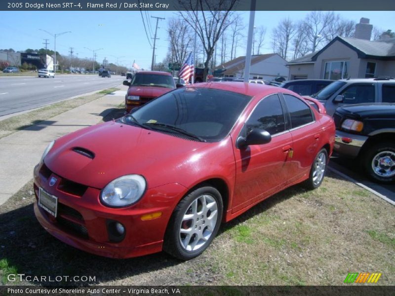 Flame Red / Dark Slate Gray 2005 Dodge Neon SRT-4